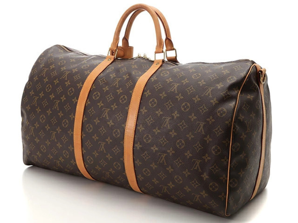 Louis Vuitton Monogram Keepall Bandouliere Brown